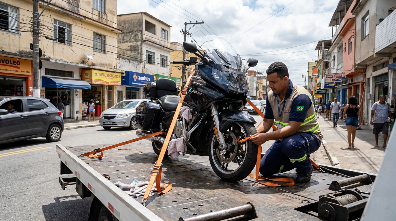 Remoção de Moto em Pane na Vila Arrais, Limeira‑SP